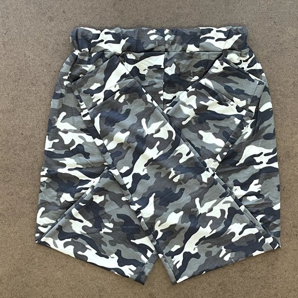 WOMEN'S GREEN/CREAM CAMO JOGGER PANTS W/FRONT POCKETS & TIE STRING-NWT S/M, L/XL - Picture 9 of 12